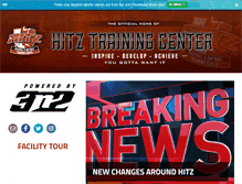 Tablet Screenshot of hitzbaseball.net